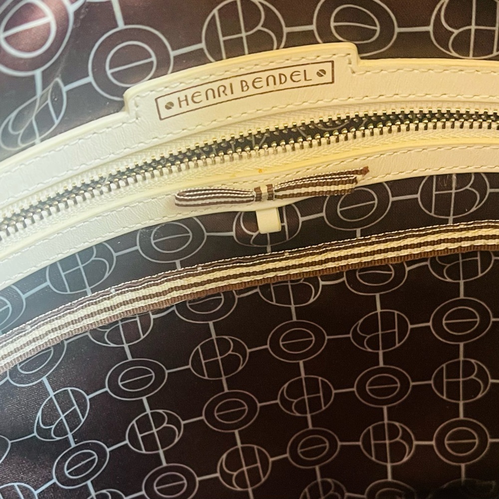 HENRI BENDEL West 57th Hobo Crescent File Messenger Black Leather Crossbody Bag - Picture 16 of 16